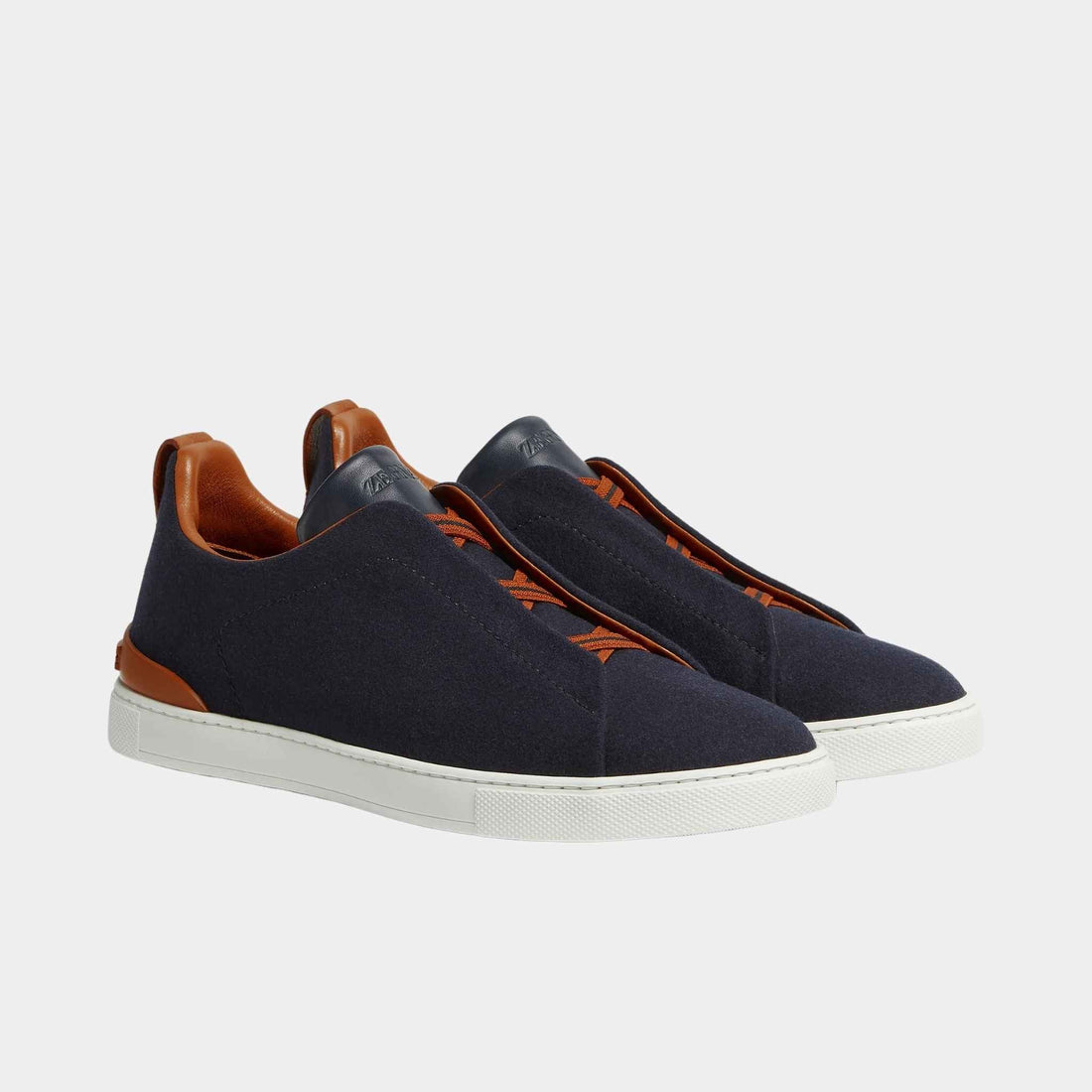 Navy Blue 14milmil14 Triple Stitch Sneakers