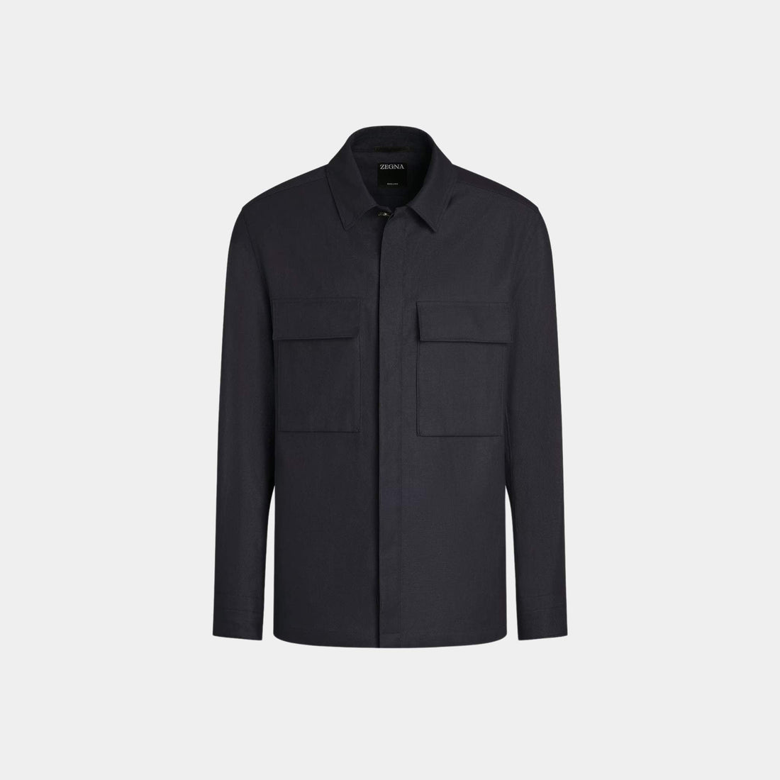 Oasi Lino Overshirt WIth Hidden Button Closure