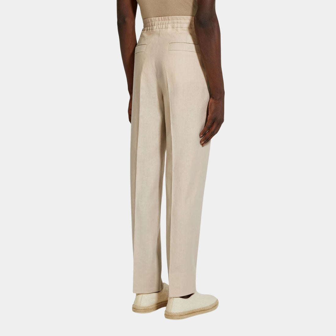 Oasi Lino Pants in Linen and Cupro