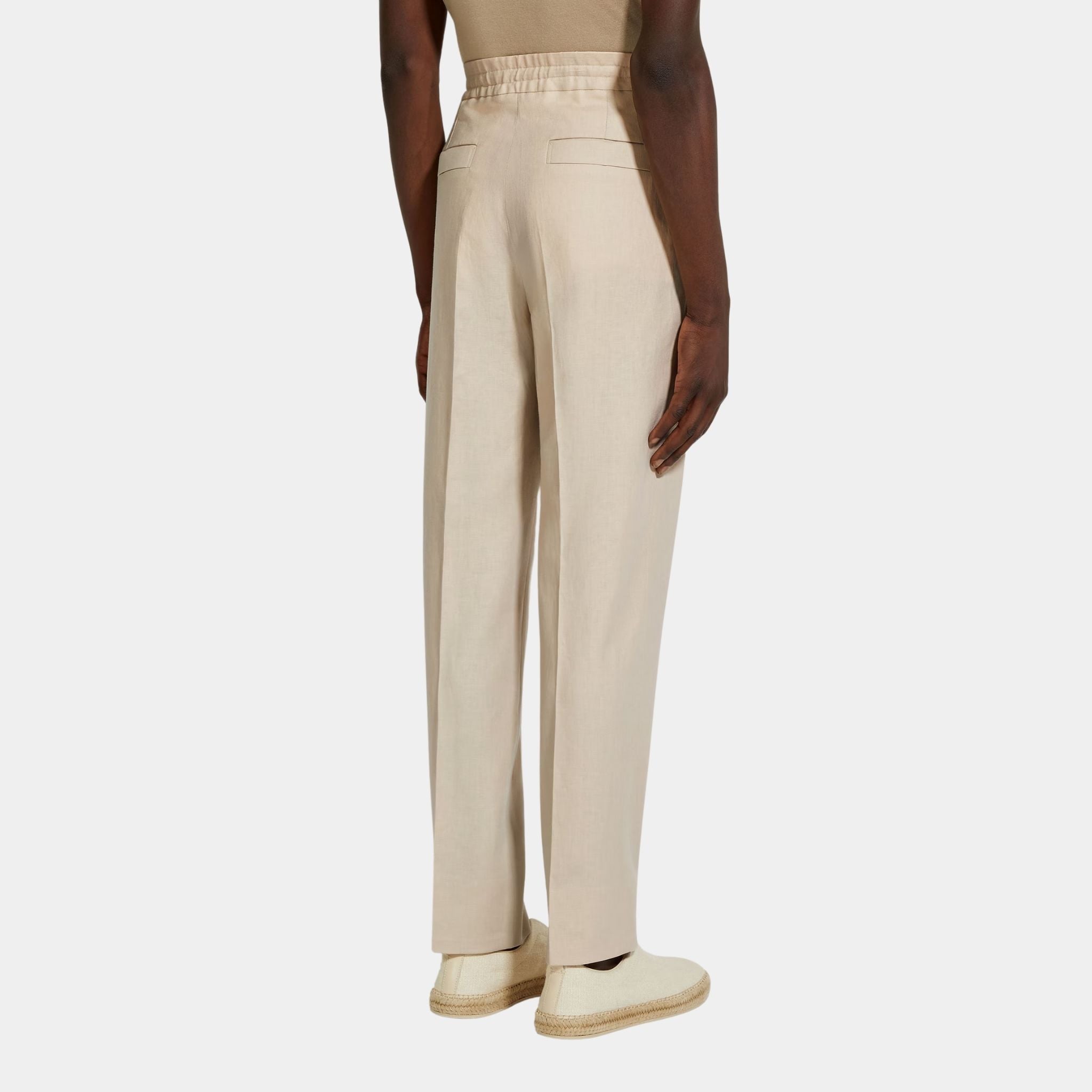 Oasi Lino Pants in Linen and Cupro