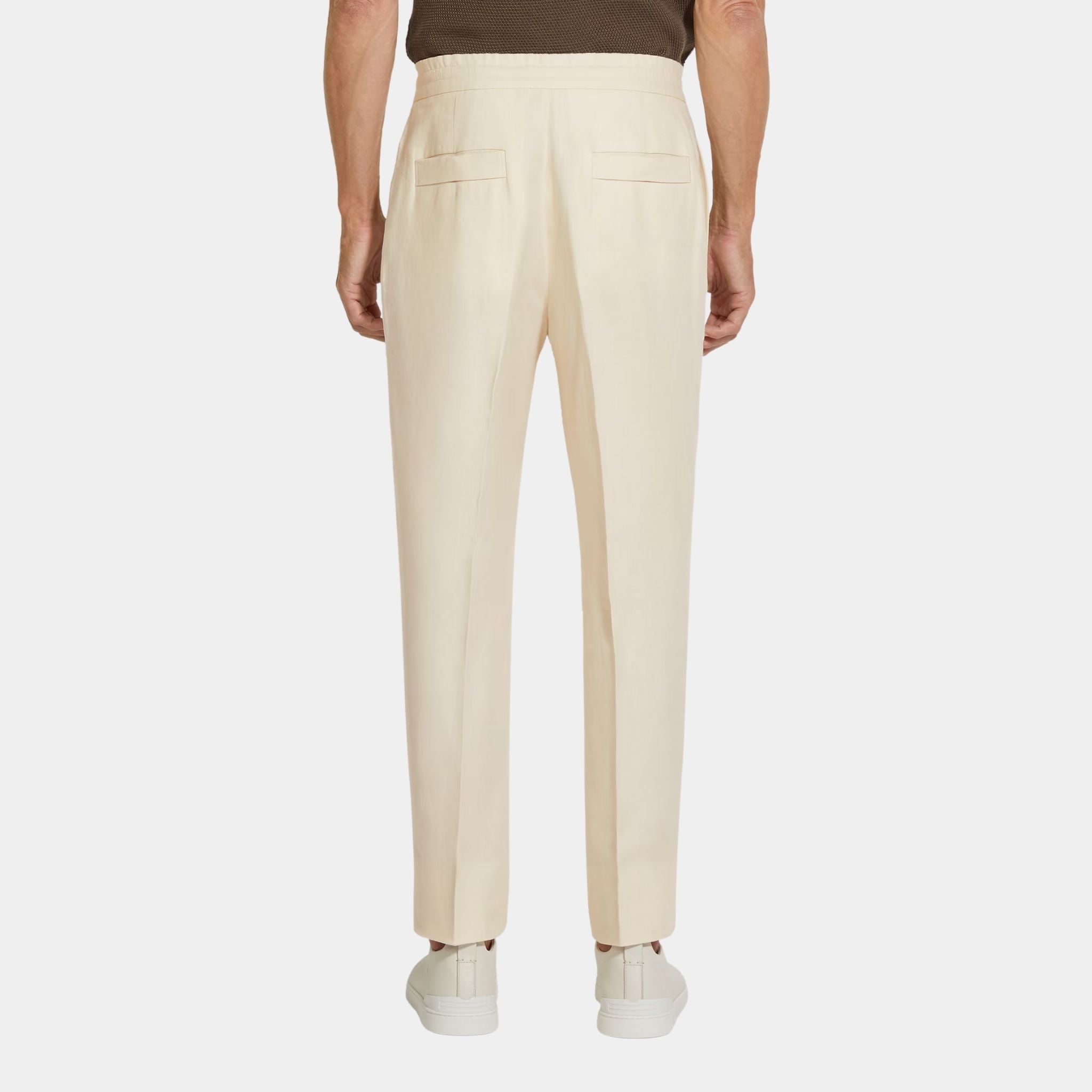 Oasi Lino Pants in Linen and Cupro