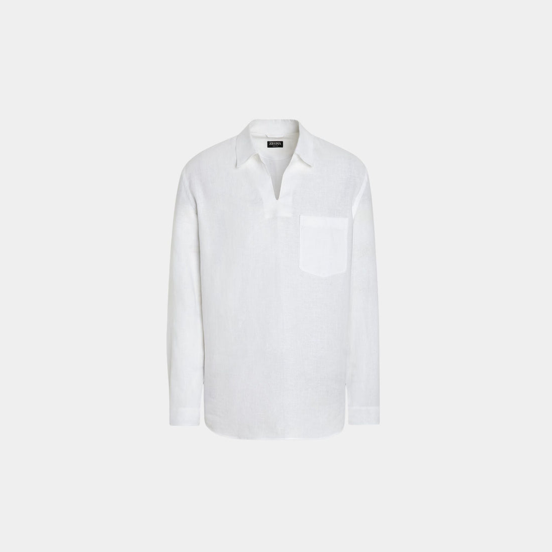 Oasi Lino Polo Shirt with Side Vents
