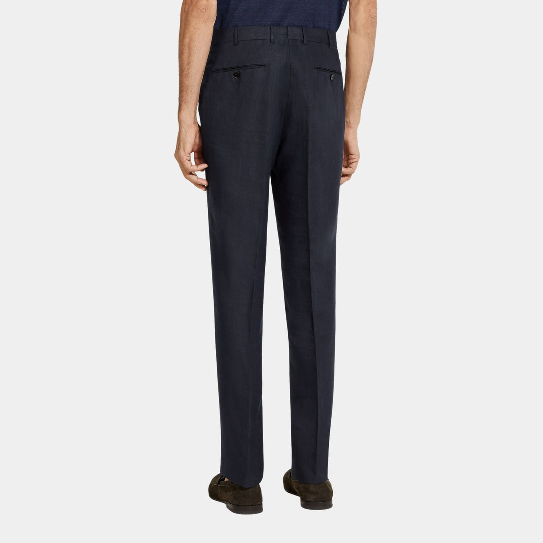 Oasi Lino Slim Fit Pants in Linen