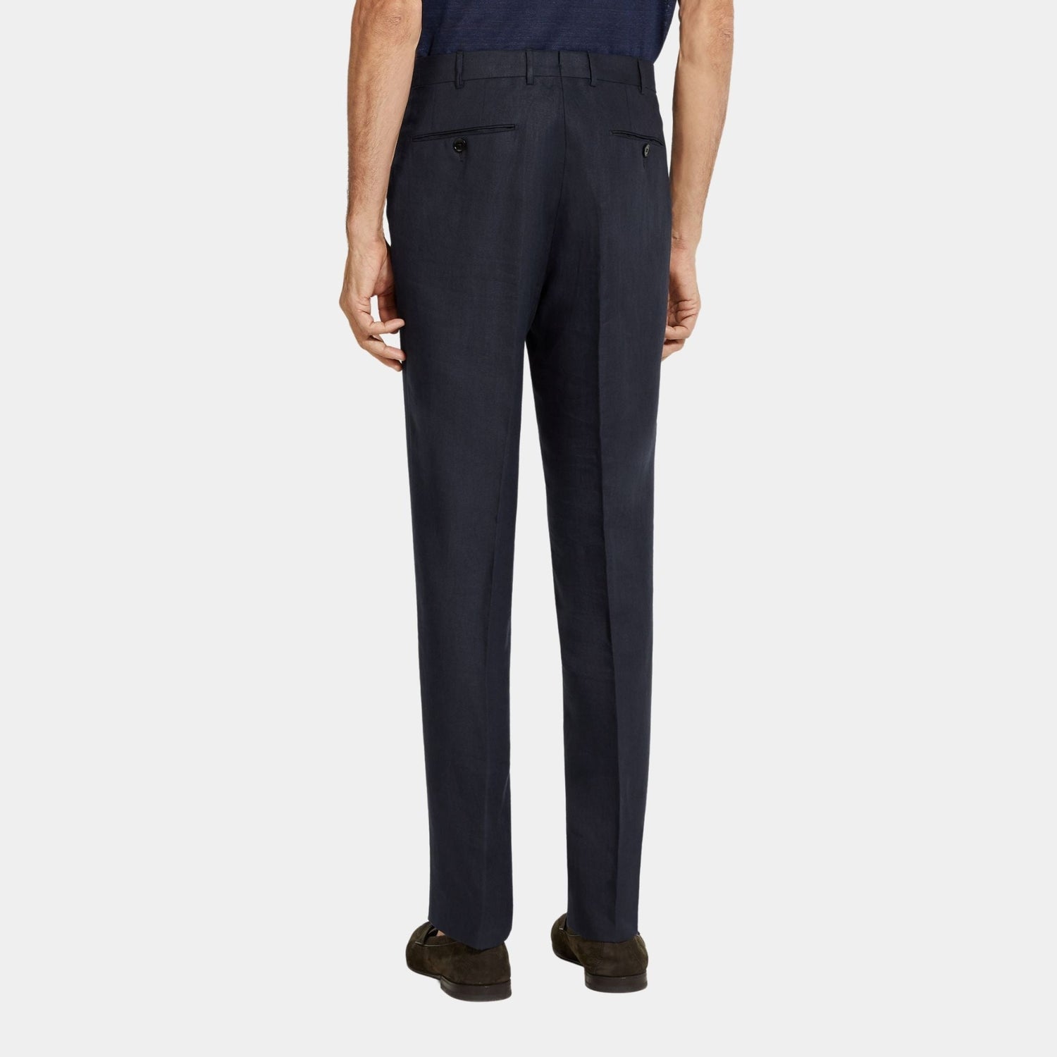 Oasi Lino Slim Fit Pants in Linen