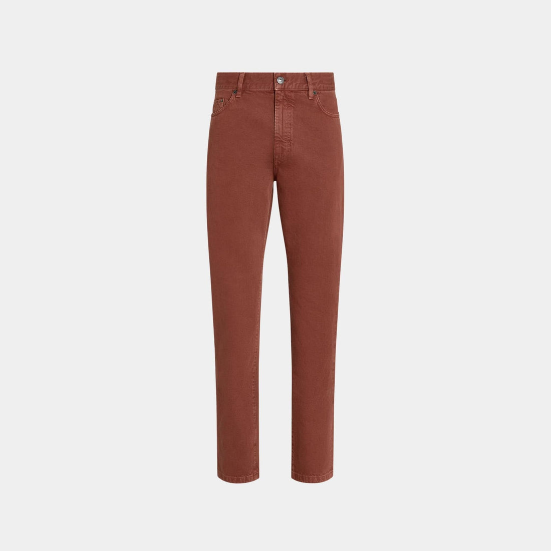 Stone-Washed Cotton Roccia Jeans