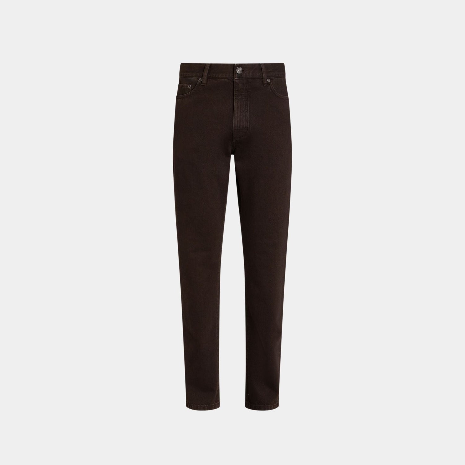 Stone-Washed Cotton Roccia Jeans