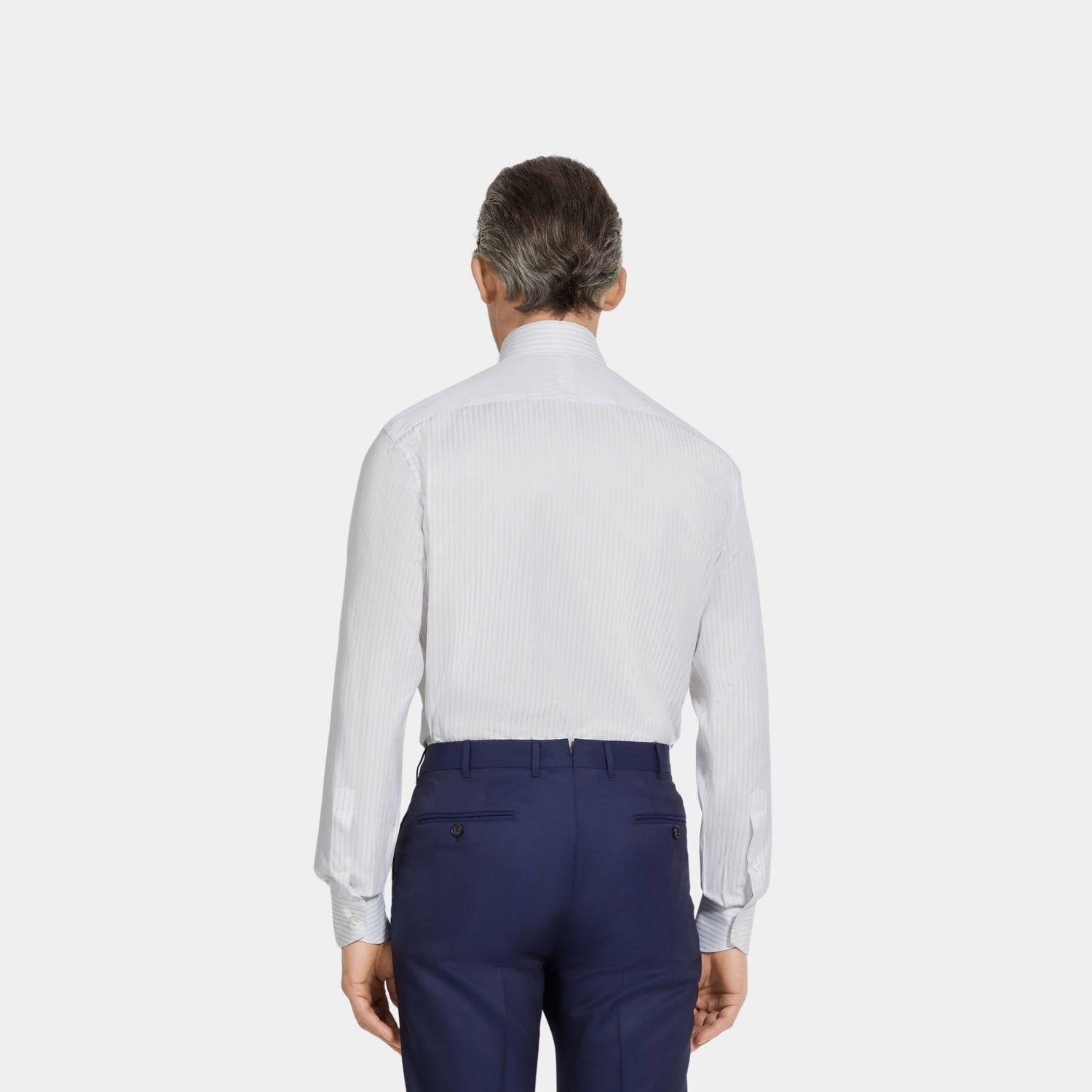 Structured Striped Centoventimila Cotton Shirt