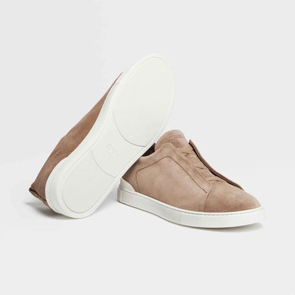 Suede Triple Stitch Sneakers