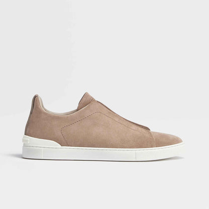 Suede Triple Stitch Sneakers