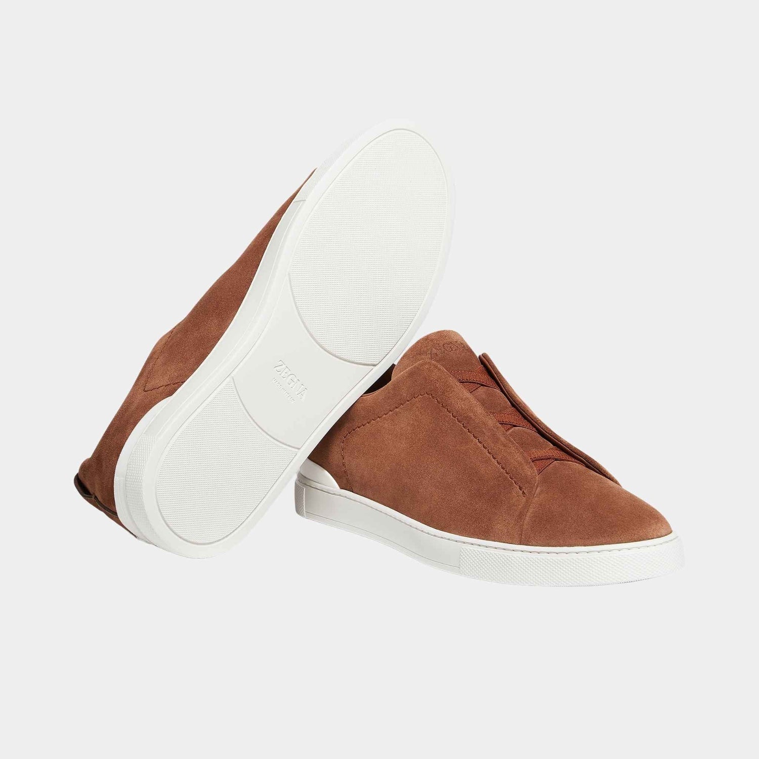 Suede Triple Stitch Sneakers