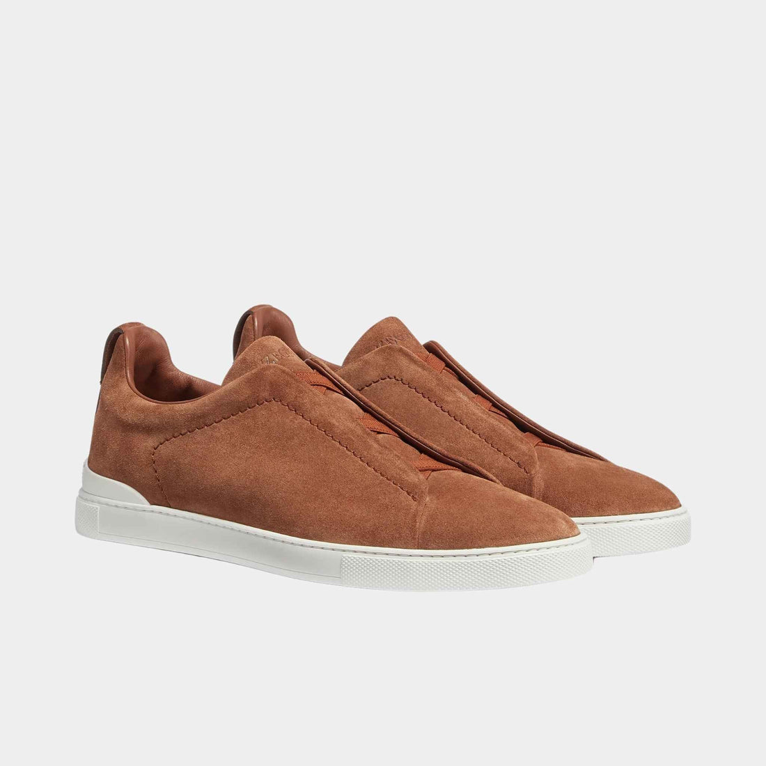 Suede Triple Stitch Sneakers