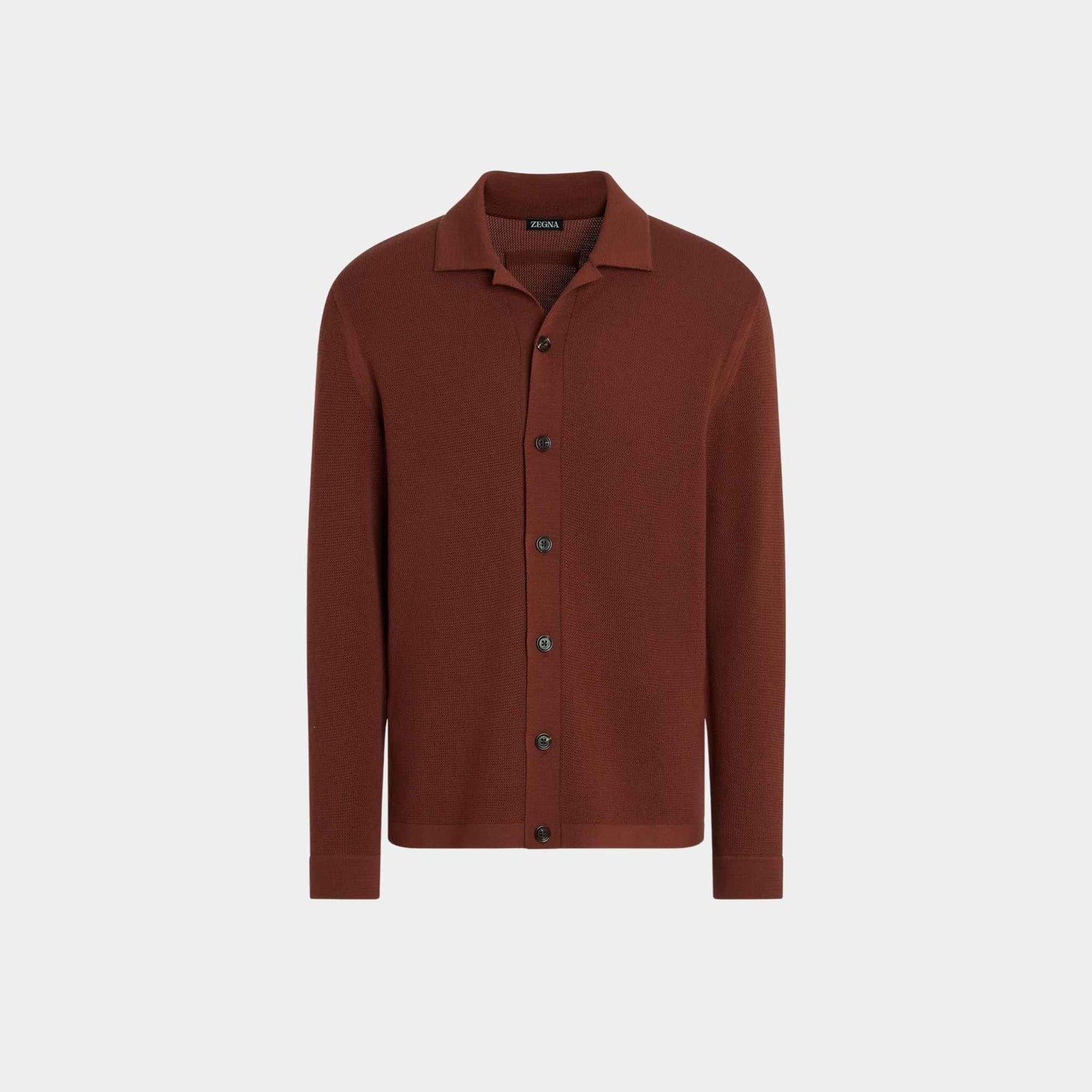 Wool Shirt With Tridimensional Stitch