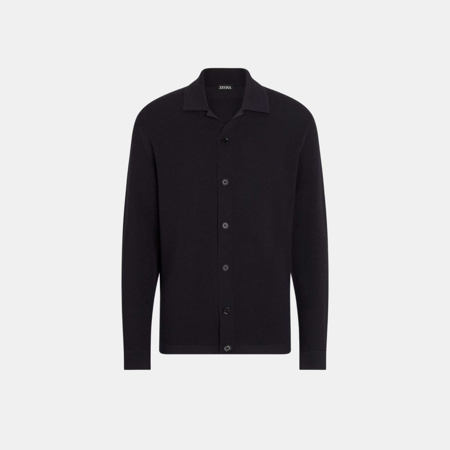 Wool Shirt With Tridimensional Stitch